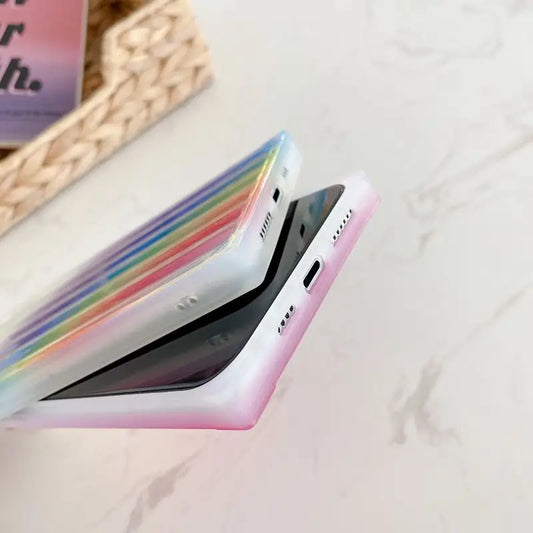 Holographic Rainbow / Cloud / Gradient Phone Case - iPhone 12 Pro Max / 12 Pro / 12 / 12 mini / 11 Pro Max / 11 Pro / 11 / SE / XS Max / XS / XR / X / SE 2 / 8 / 8 Plus / 7 / 7 Plus-2