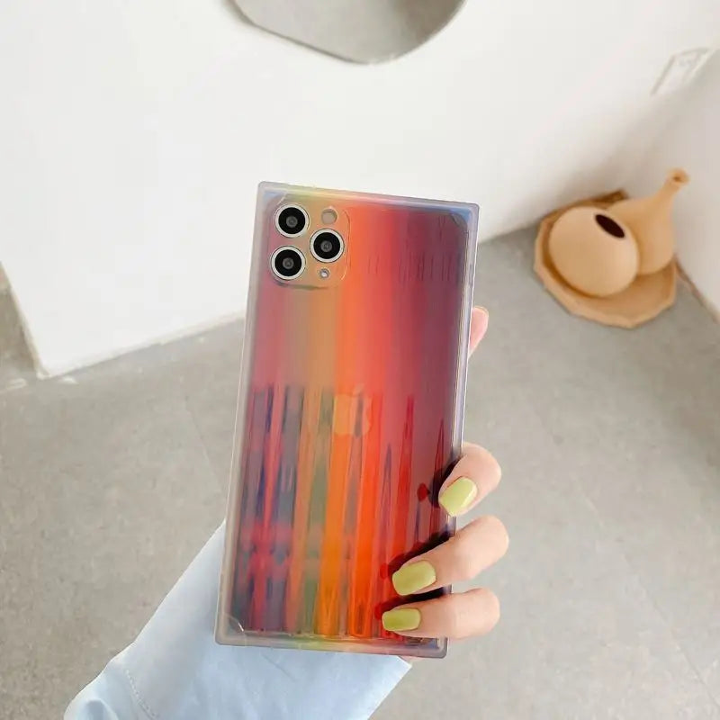 Holographic Rainbow / Cloud / Gradient Phone Case - iPhone 12 Pro Max / 12 Pro / 12 / 12 mini / 11 Pro Max / 11 Pro / 11 / SE / XS Max / XS / XR / X / SE 2 / 8 / 8 Plus / 7 / 7 Plus-10
