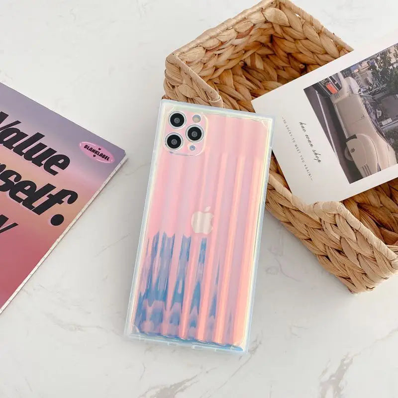 Holographic Rainbow / Cloud / Gradient Phone Case - iPhone 12 Pro Max / 12 Pro / 12 / 12 mini / 11 Pro Max / 11 Pro / 11 / SE / XS Max / XS / XR / X / SE 2 / 8 / 8 Plus / 7 / 7 Plus-14