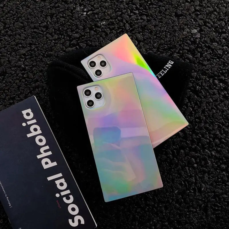 Holographic Translucent Phone Case - iPhone 12 Pro Max / 12 Pro / 12 / 12 mini / 11 Pro Max / 11 Pro / 11 / SE / XS Max / XS / XR / X / SE 2 / 8 / 8 Plus / 7 / 7 Plus-13