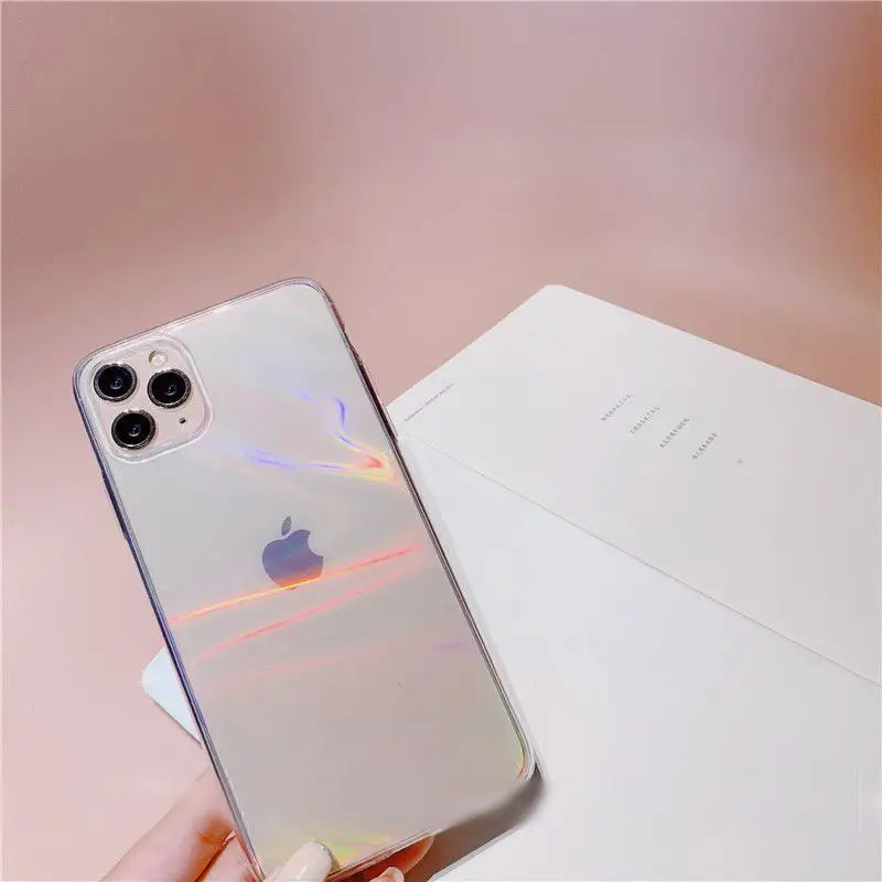 Holographic Transparent Phone Case - iPhone 12 Pro Max / 12 