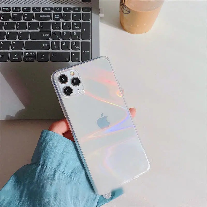 Holographic Transparent Phone Case - iPhone 12 Pro Max / 12 