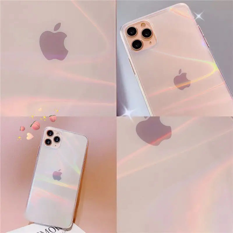 Holographic Transparent Phone Case - iPhone 12 Pro Max / 12 