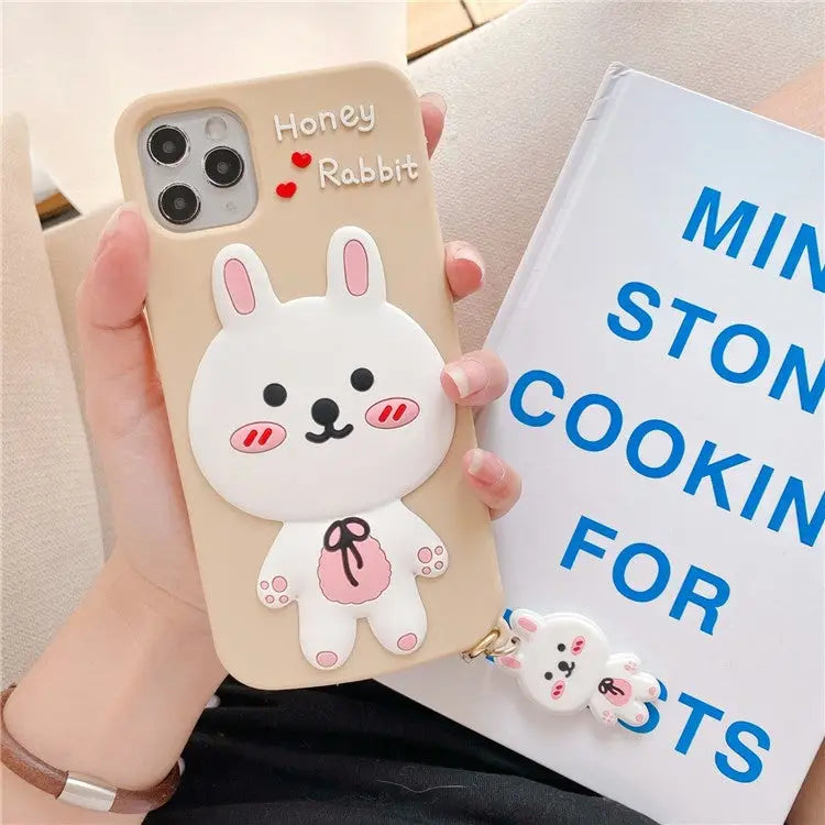 Honey Rabbit With Pendant iPhone Case BP230 - iphone case