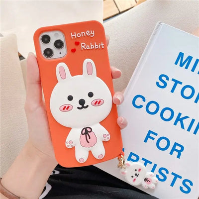 Honey Rabbit With Pendant iPhone Case BP230 - iphone case