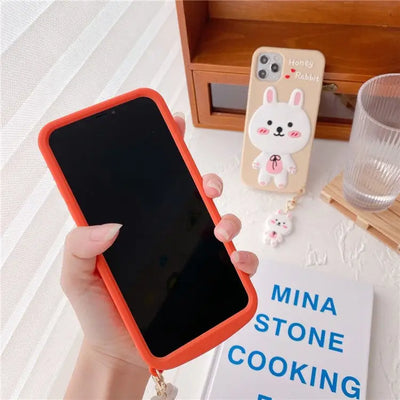 Honey Rabbit With Pendant iPhone Case BP230 - iphone case