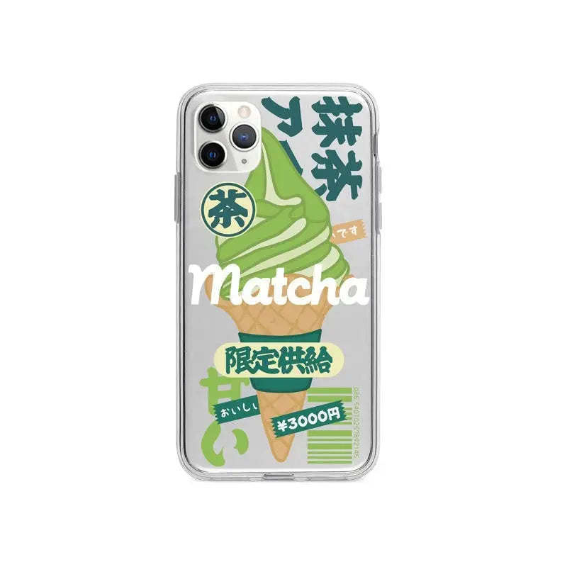 Ice Cream iPhone Case W021 - Matcha ice cream / 6/6S - 