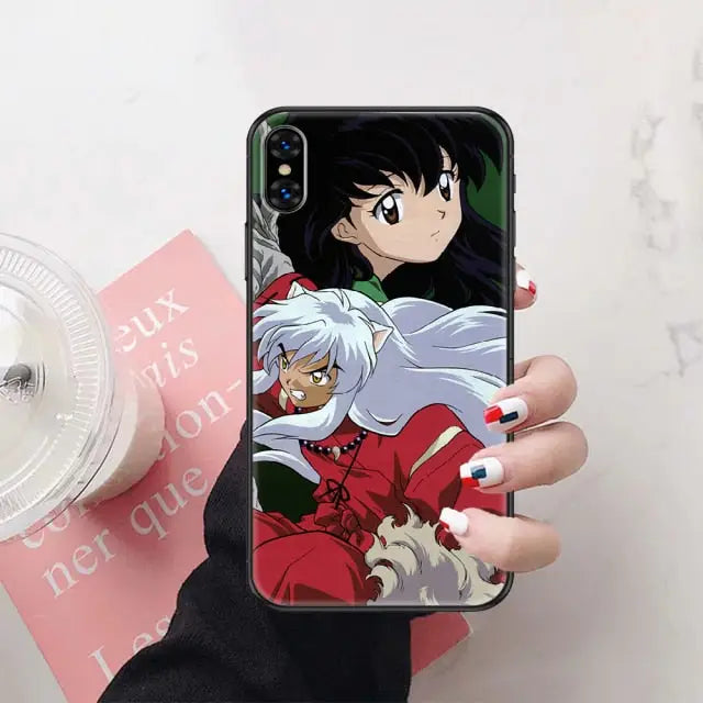 Inuyasha Fight Faces iPhone Case - Phone Cases