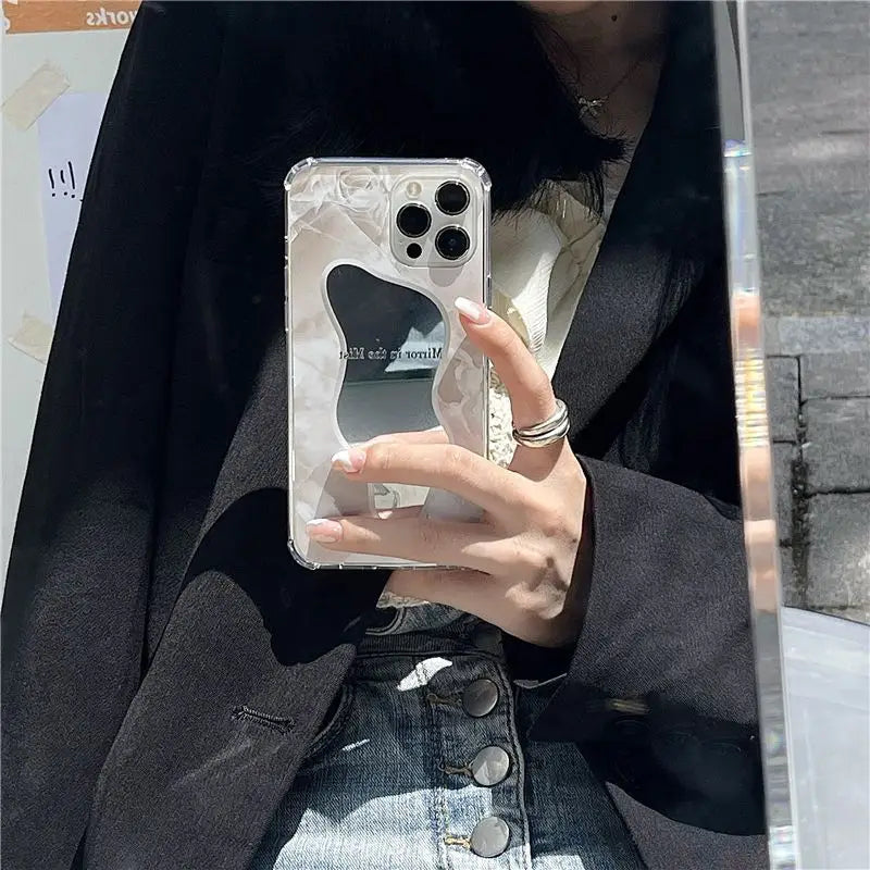 Irregular Mirrored Phone Case - iPhone 13 Pro Max / 13 Pro /