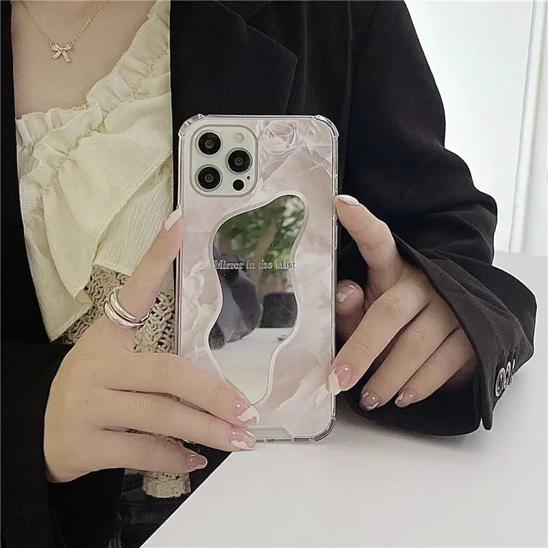 Irregular Mirrored Phone Case - iPhone 13 Pro Max / 13 Pro /