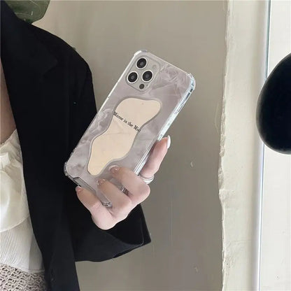 Irregular Mirrored Phone Case - iPhone 13 Pro Max / 13 Pro /