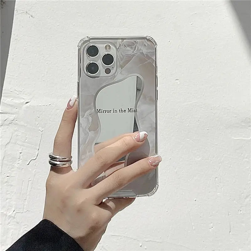 Irregular Mirrored Phone Case - iPhone 13 Pro Max / 13 Pro /