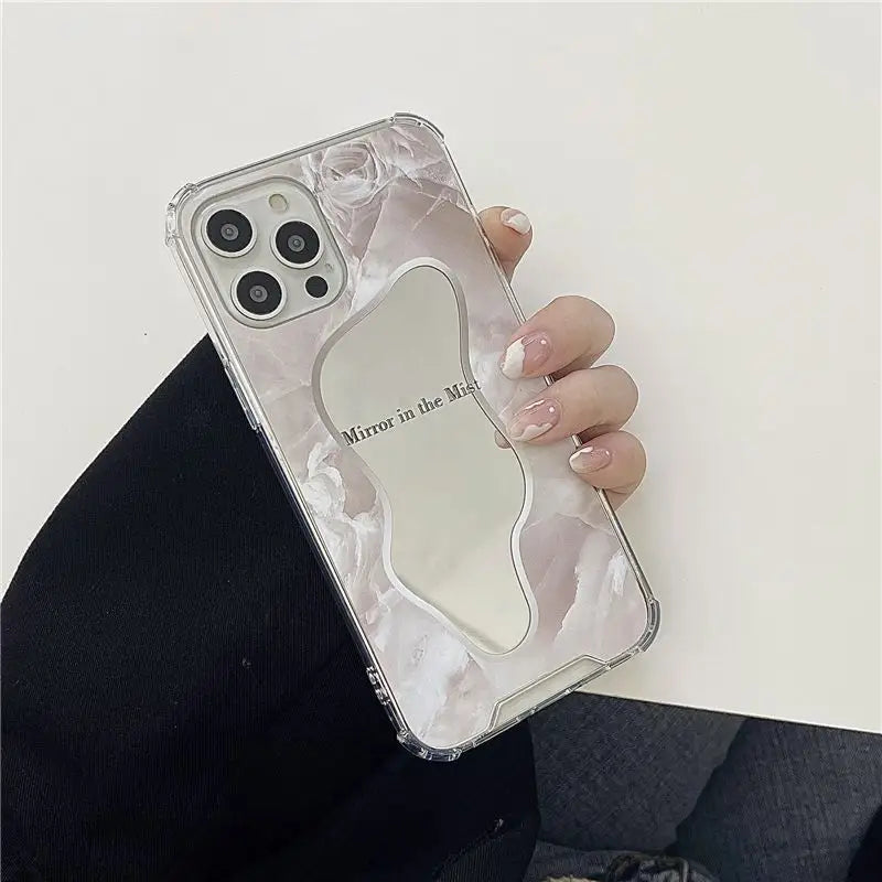 Irregular Mirrored Phone Case - iPhone 13 Pro Max / 13 Pro /