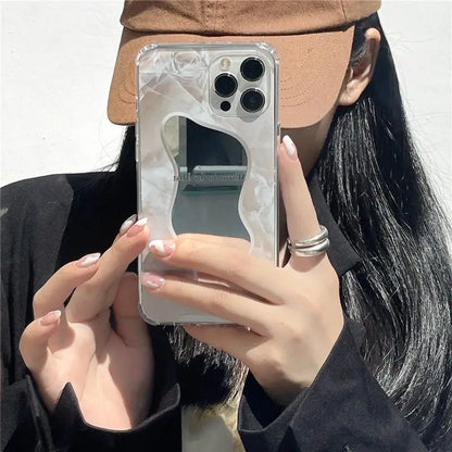 Irregular Mirrored Phone Case - iPhone 13 Pro Max / 13 Pro /