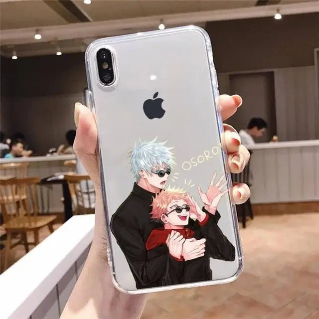 Jujutsu Kaisen Gojo x Yuji Sunglasses iPhone Case - Phone 