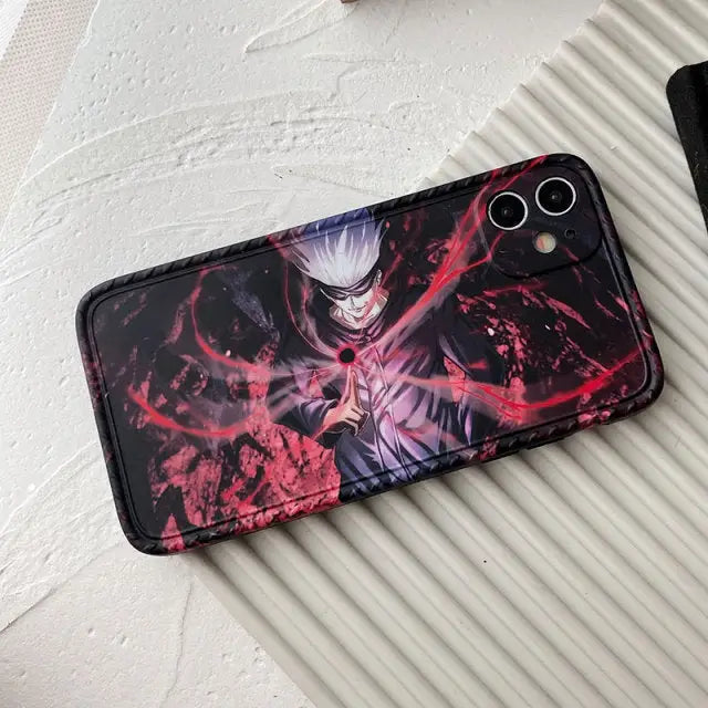 Jujutsu Kaisen Satoru Gojo Reversal Red Horional iPhone Case
