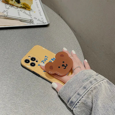 Kawaii Bear Holder iPhone Case BP311 - iphone case