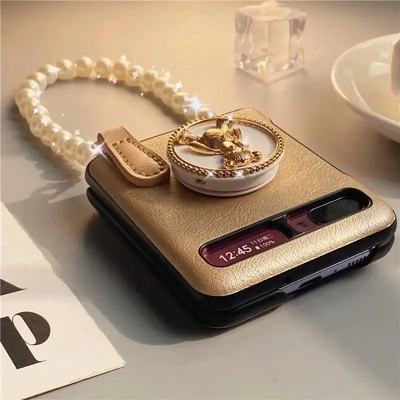 Kawaii Bear Phone Cases For Samsung Z Flip BS028 - Samsung 