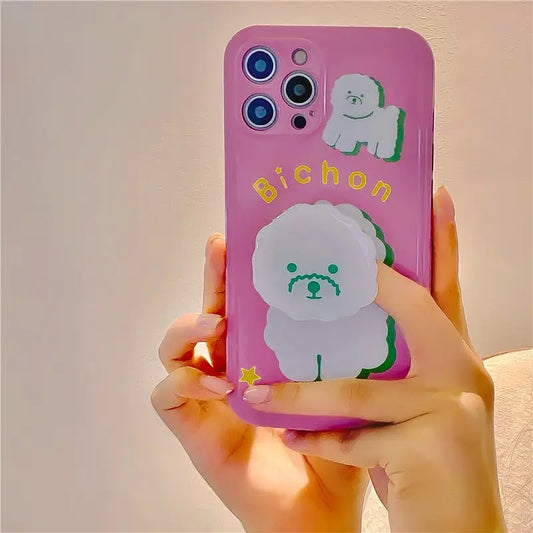 Kawaii Bichon Printing iPhone Case BP268 - iphone case