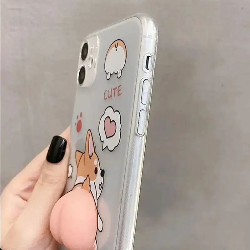 Kawaii Butt Squishy Phone Case For Samsung Galaxy BC080 - 