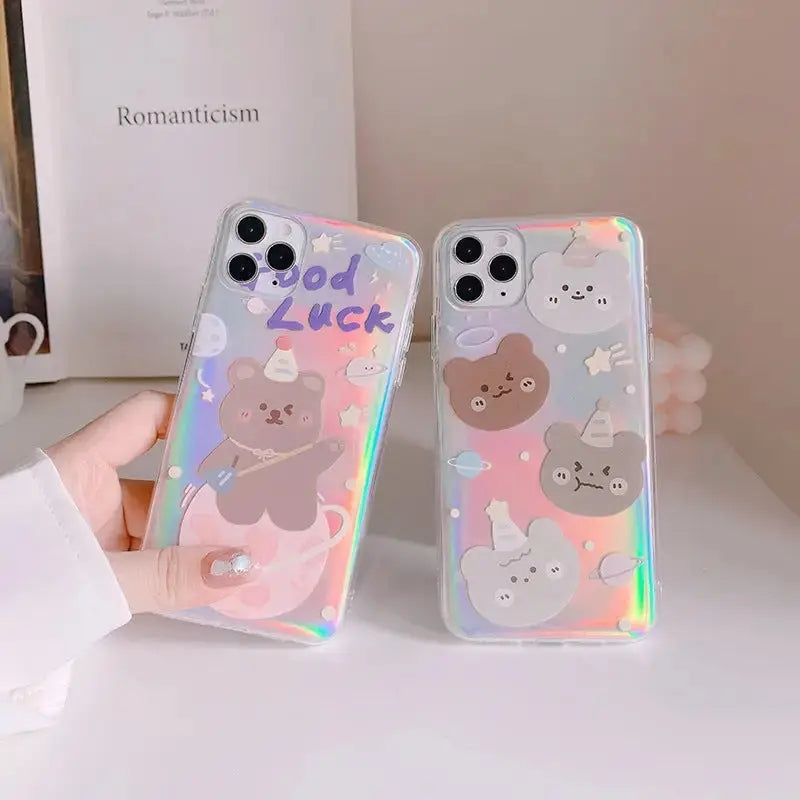 Kawaii Cartoon Bears iPhone Case BP018 - iphone case