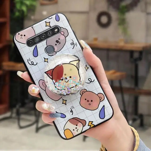 Kawaii Cartoon LG K61 Phone Case BC155 - picture 4