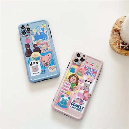 Kawaii Cartoon Printing iPhone Case W212 - iphone case