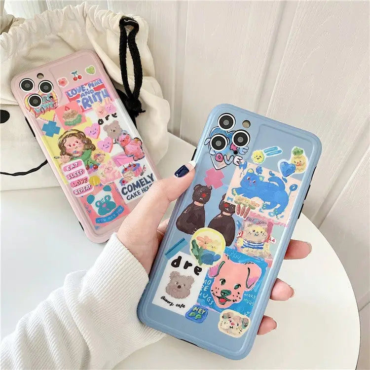 Kawaii Cartoon Printing iPhone Case W212 - iphone case