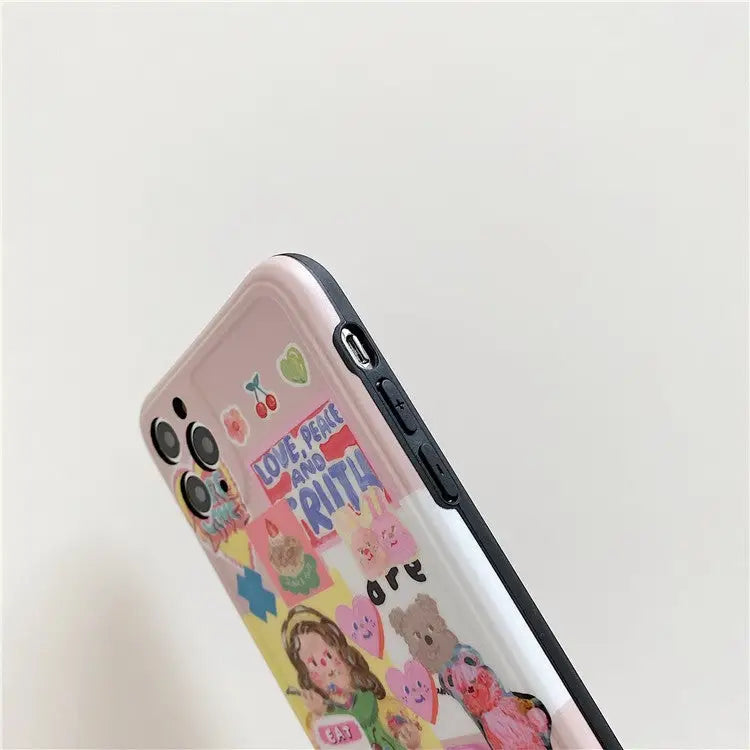 Kawaii Cartoon Printing iPhone Case W212 - iphone case