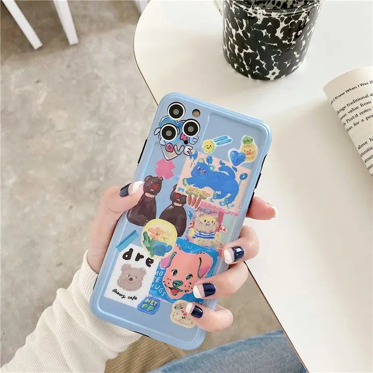 Kawaii Cartoon Printing iPhone Case W212 - iphone case