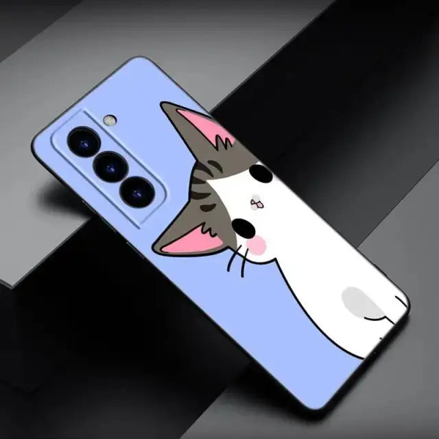 kawaii Cat Phone Case For Samsung Galaxy S21/S22 BC 073 - 