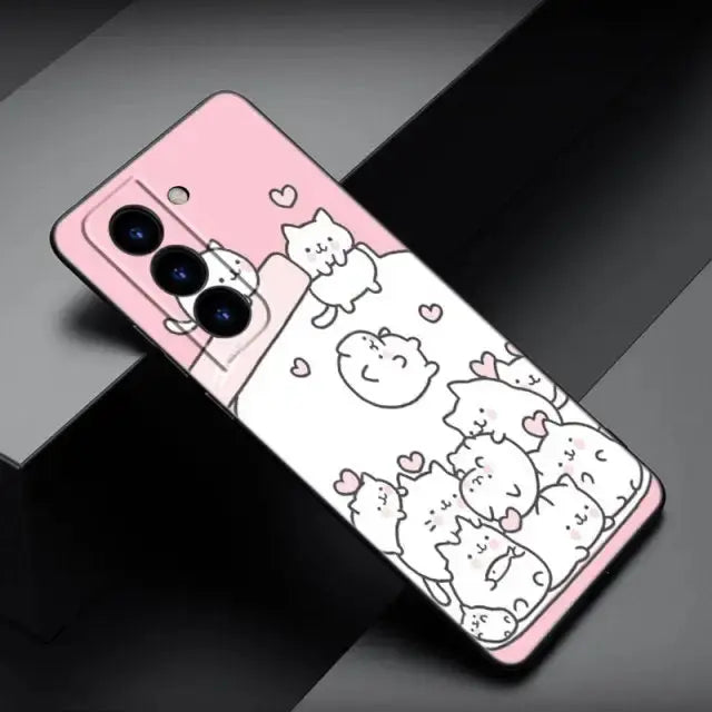 kawaii Cat Phone Case For Samsung Galaxy S21/S22 BC 073 - 