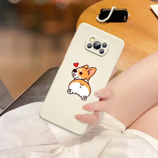Kawaii Corgi Dog Xiaomi Phone Case BC183 - Poco M3 Pro 5G / 