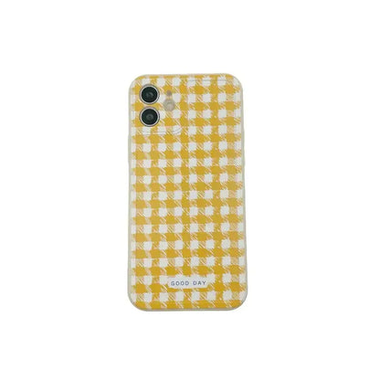 Kawaii Heart Bear Plaid iPhone Case BP137 - iphone case