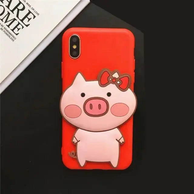 Kawaii Pig Phone Case For Samsung Galaxy BC065 - A20S / big 