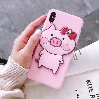 Kawaii Pig Phone Case For Samsung Galaxy BC065 - A8 Plus / 