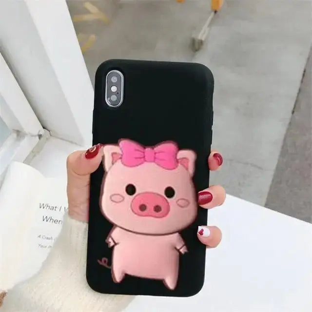Kawaii Pig Phone Case For Samsung Galaxy BC065 - A9 2018 / 