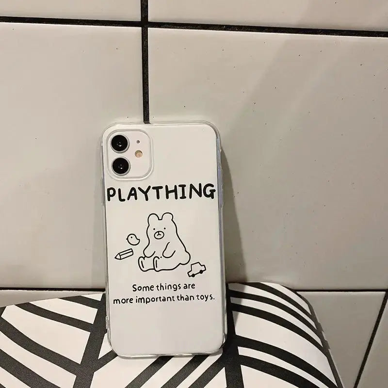 Kawaii Plaything Bear iPhone Case BP003 - iphone case
