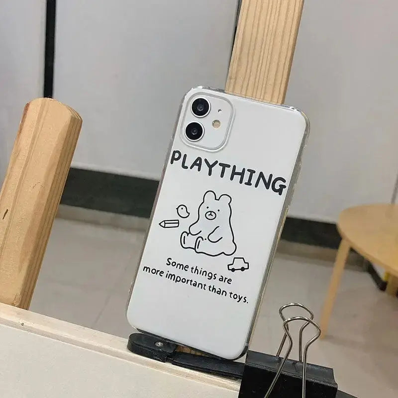 Kawaii Plaything Bear iPhone Case BP003 - iphone case