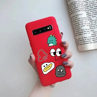 Kawaii Red Phone Case for Samsung Galaxy BC089 - For Galaxy 