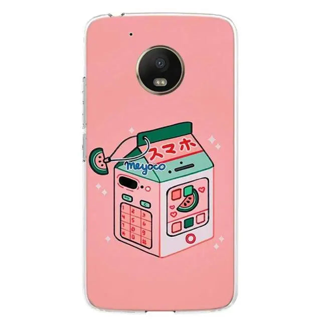 Kawaii Strawberry Milk Motorola Phone Case BC169 - Motorola 
