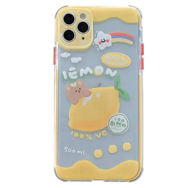 Kawaii Sweet Fruit/Bear Phone Case For iPhone Case W053 - 
