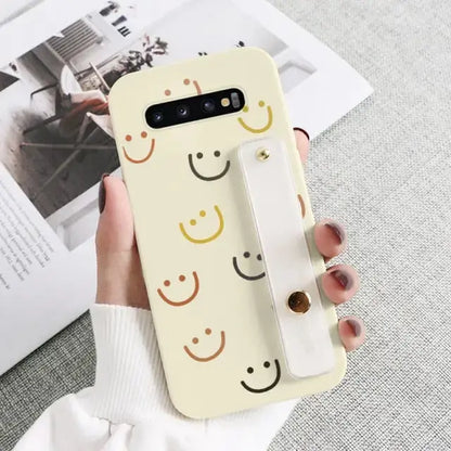 Kawaii Wrist Strap Phone Case For Samsung Galaxy BC081 - S10