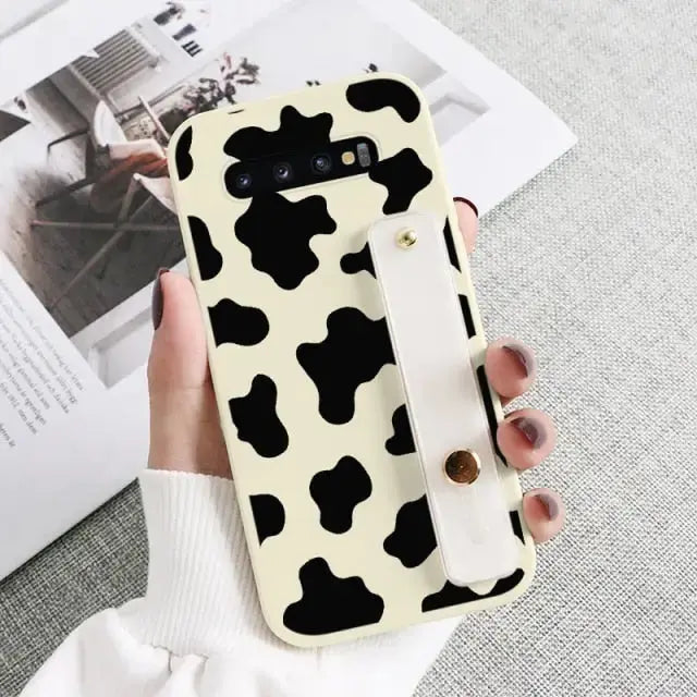 Kawaii Wrist Strap Phone Case For Samsung Galaxy BC081 - S10