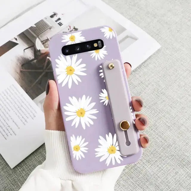 Kawaii Wrist Strap Phone Case For Samsung Galaxy BC081 - S10