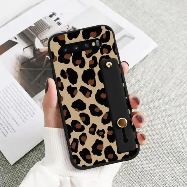 Kawaii Wrist Strap Phone Case For Samsung Galaxy BC081 - S10