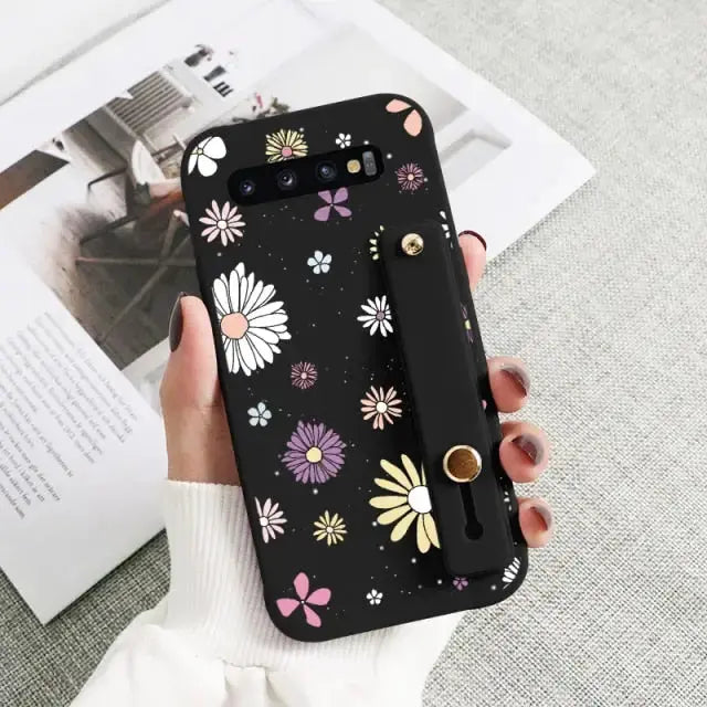 Kawaii Wrist Strap Phone Case For Samsung Galaxy BC081 - S10