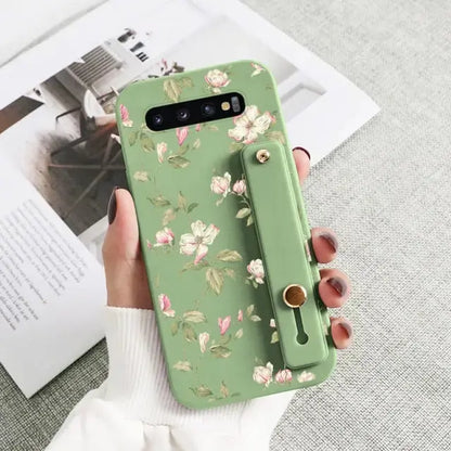 Kawaii Wrist Strap Phone Case For Samsung Galaxy BC081 - S10