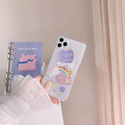 Keep Happy Rainbow iPhone Case BP019 - iphone case