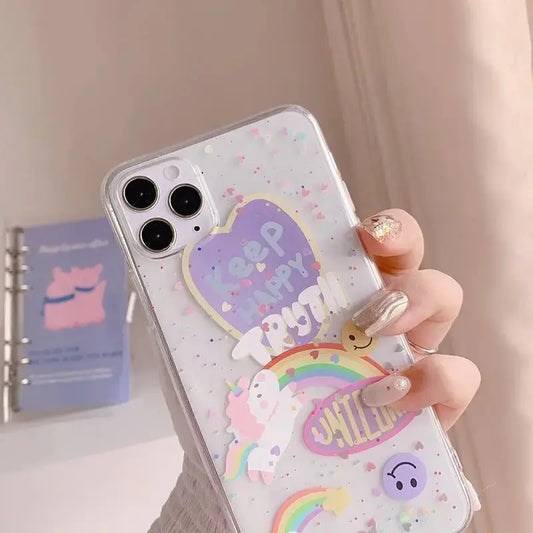 Keep Happy Rainbow iPhone Case BP019 - iphone case